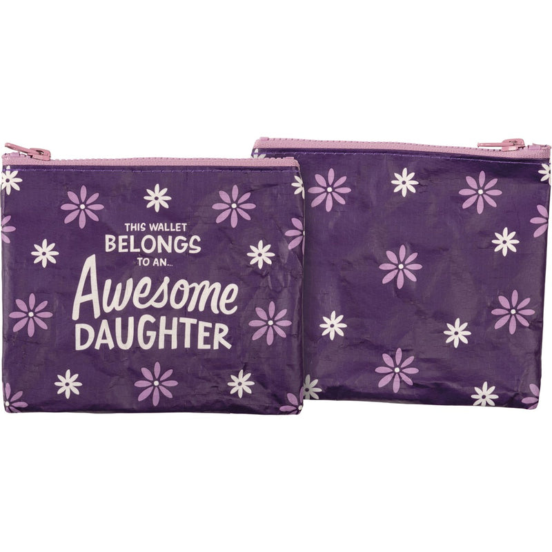 Awesome Daughter Zipper Wallet (Pack of 4)