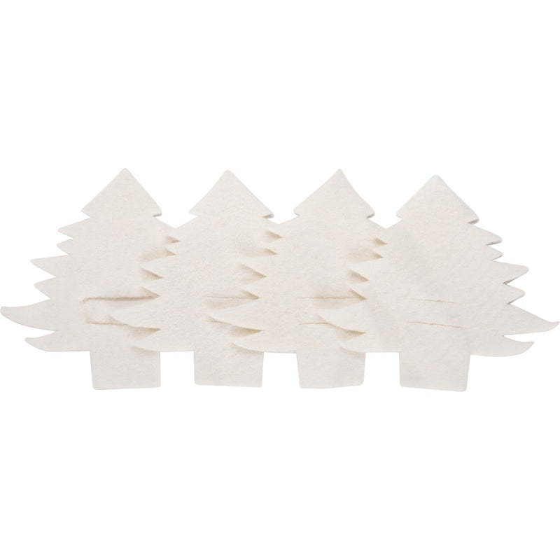Cream Tree Napkin Holder Set (4 ST4)