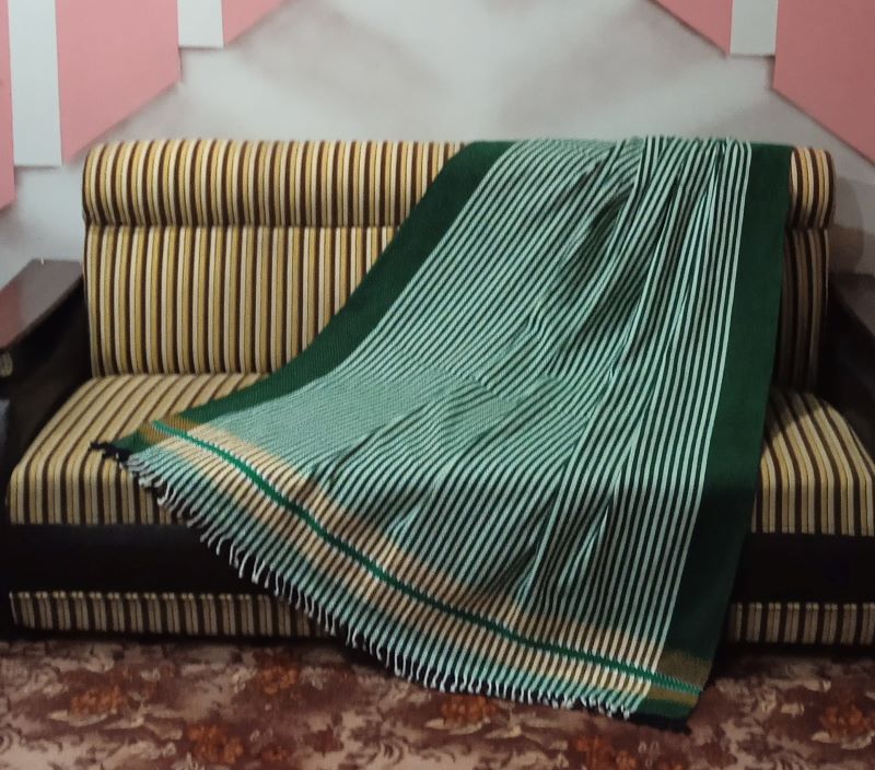 Sofa and bed throw-Hand Woven Blanket