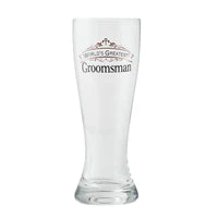 Groomsman Beer Glass