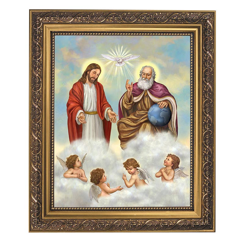 12.5" Framed Print - Holy Trinity