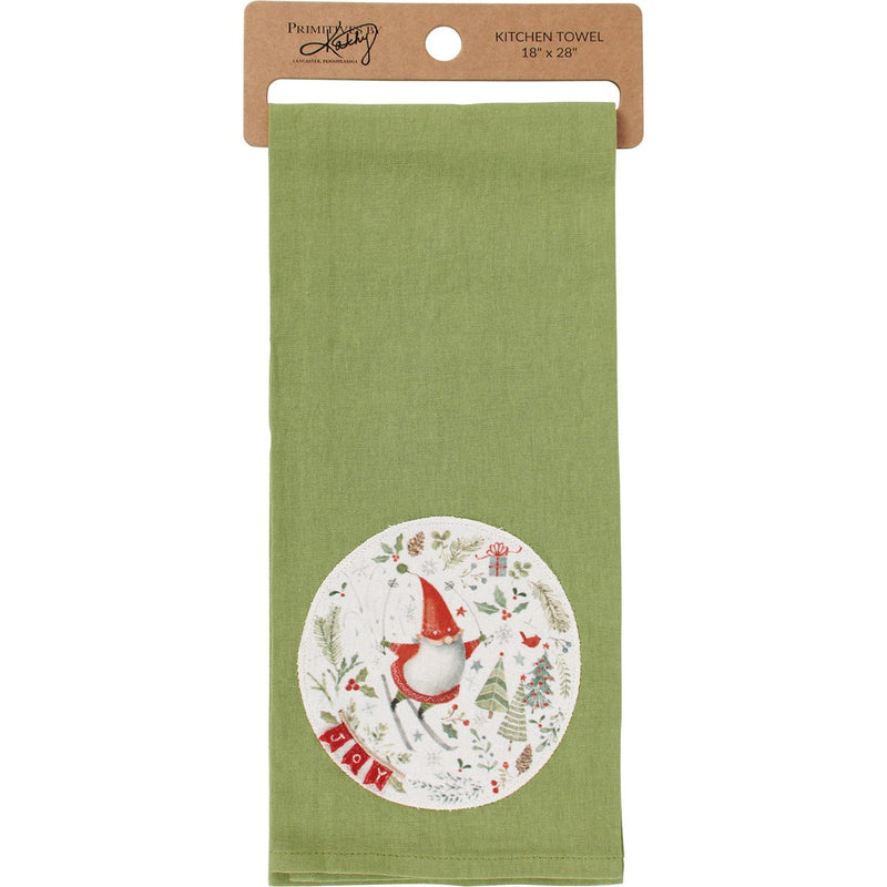 Joy Christmas Gnome Kitchen Towel (PACK OF 6)