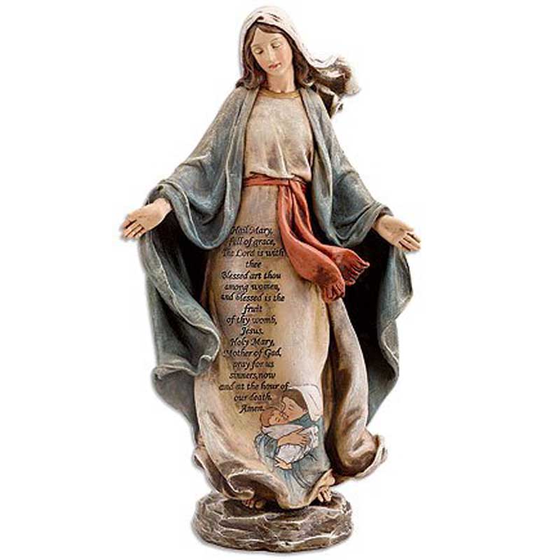 Figures of Faith - 12" H Hail Mary