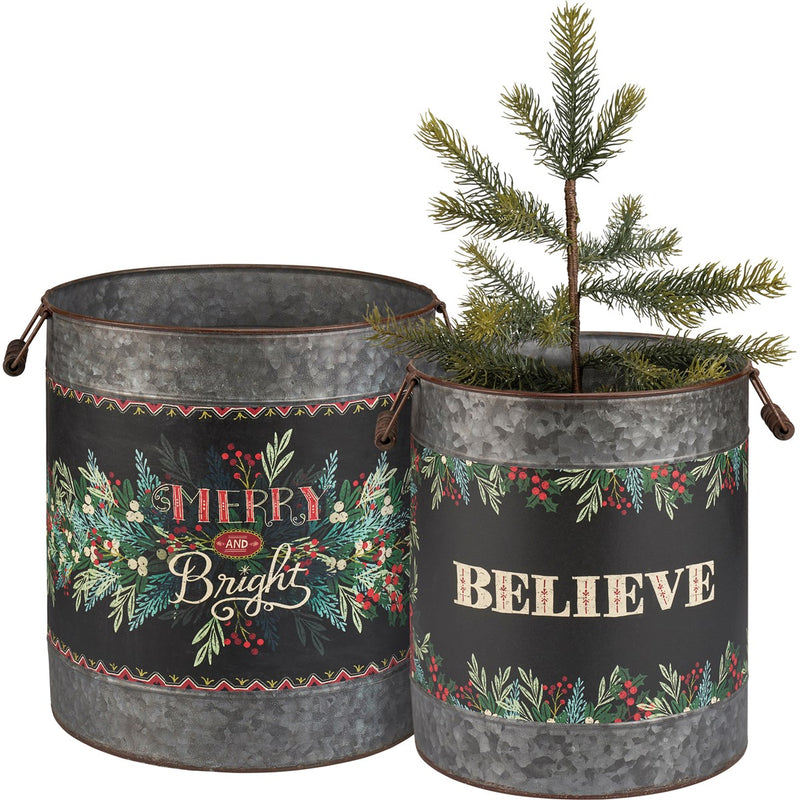 Merry And Bright Bucket Set (2 ST2)