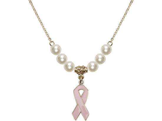 N31 Birthstone Necklace Cancer Awareness