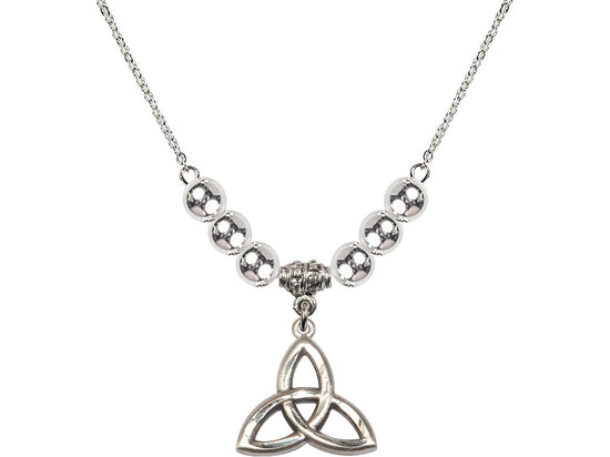 N32 Birthstone Necklace Trinity Irish Knot