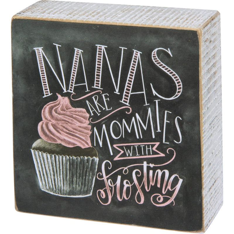 Nanas Are Mommies With Frosting Chalk Sign (Pack of 2)