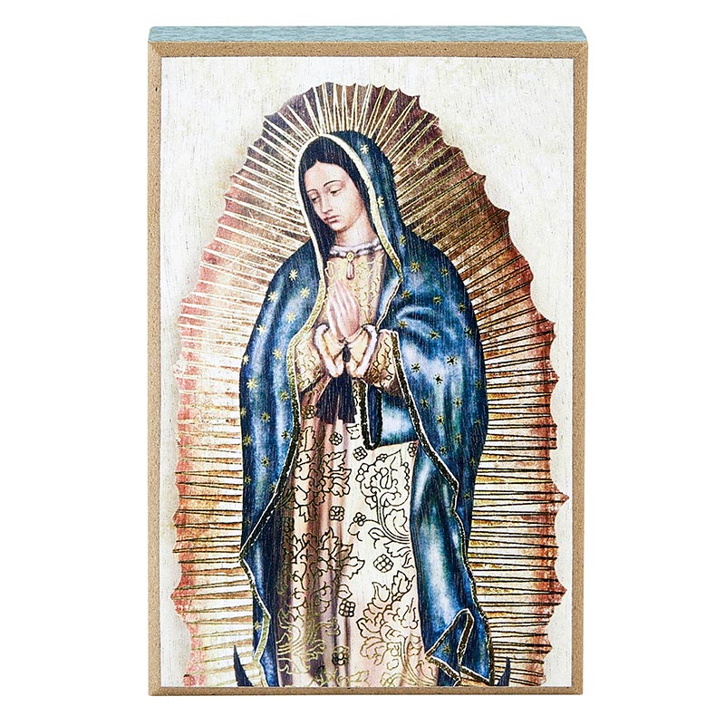 Our Lady Of Guadalupe Box Sign