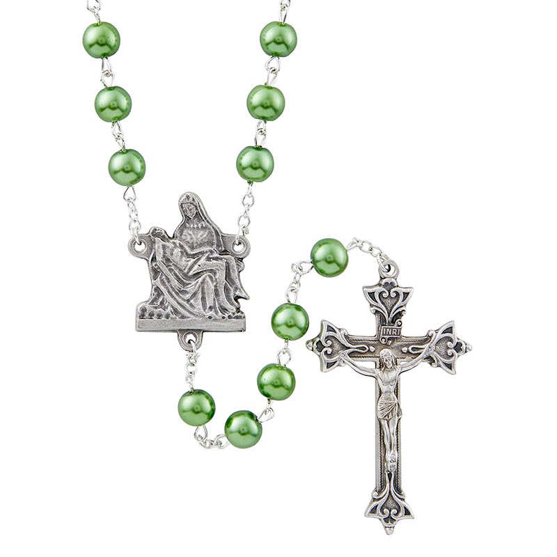 Pieta Collection Rosary - Emerald