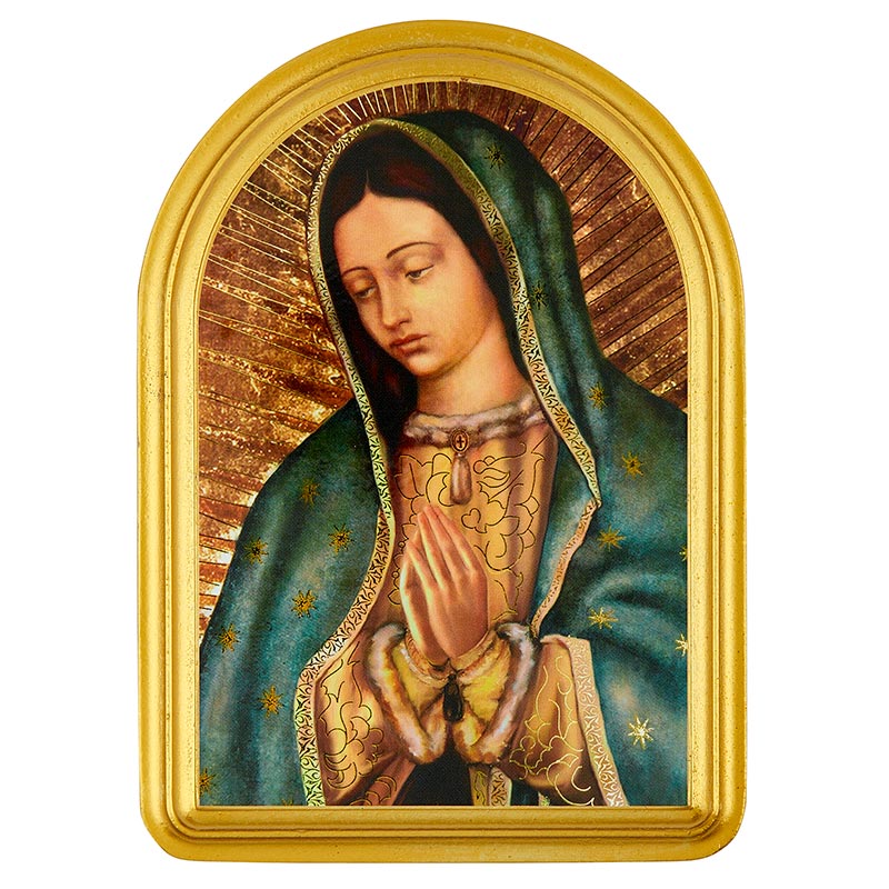 Sacred Blessings Wood Plaque - Our Lady Of Guadalupe