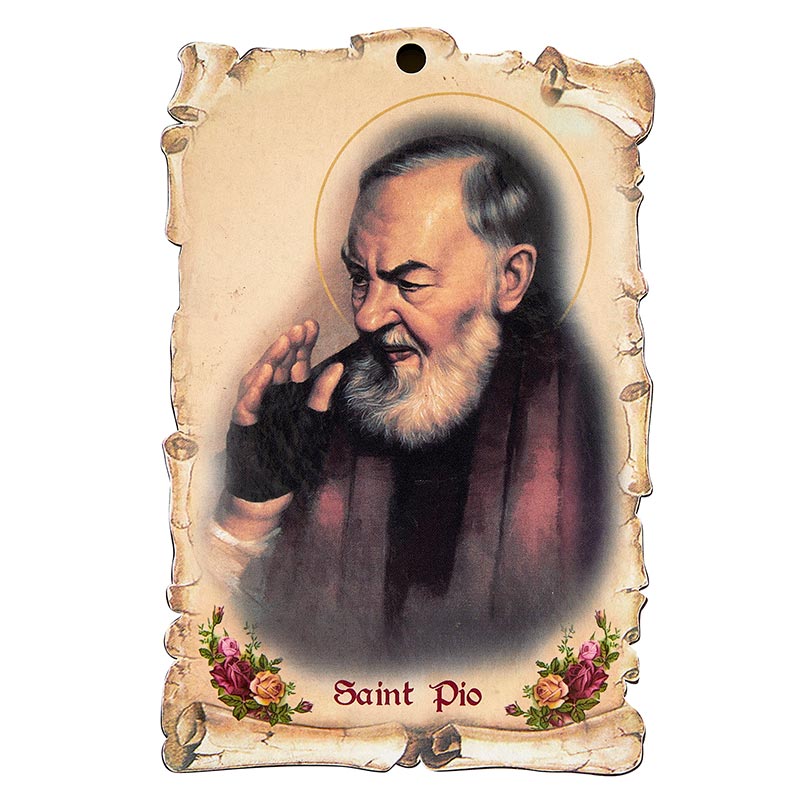 Sacred Scroll Plaque - Padre Pio