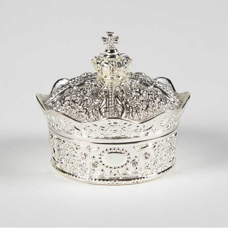 Silver Crown Box with (13 Piece) Arras Coin Set