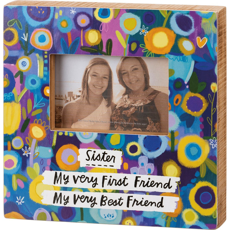 Sister My Very First Very Best Friend Box Frame (Pack of 2)