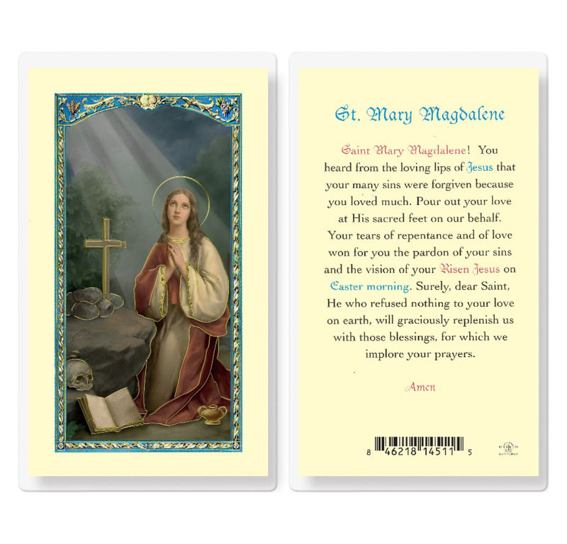Prayer to Mary Magdalene Holy Card