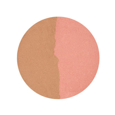 Bronzer / Blush Duo - Two Fabulous (A light tan and a soft peachy pink)