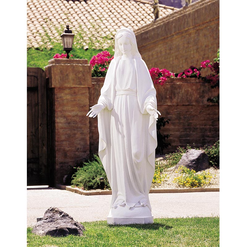 Our Lady of Grace - White 58" Statue