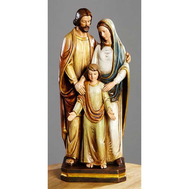 12"H Holy Family Statue