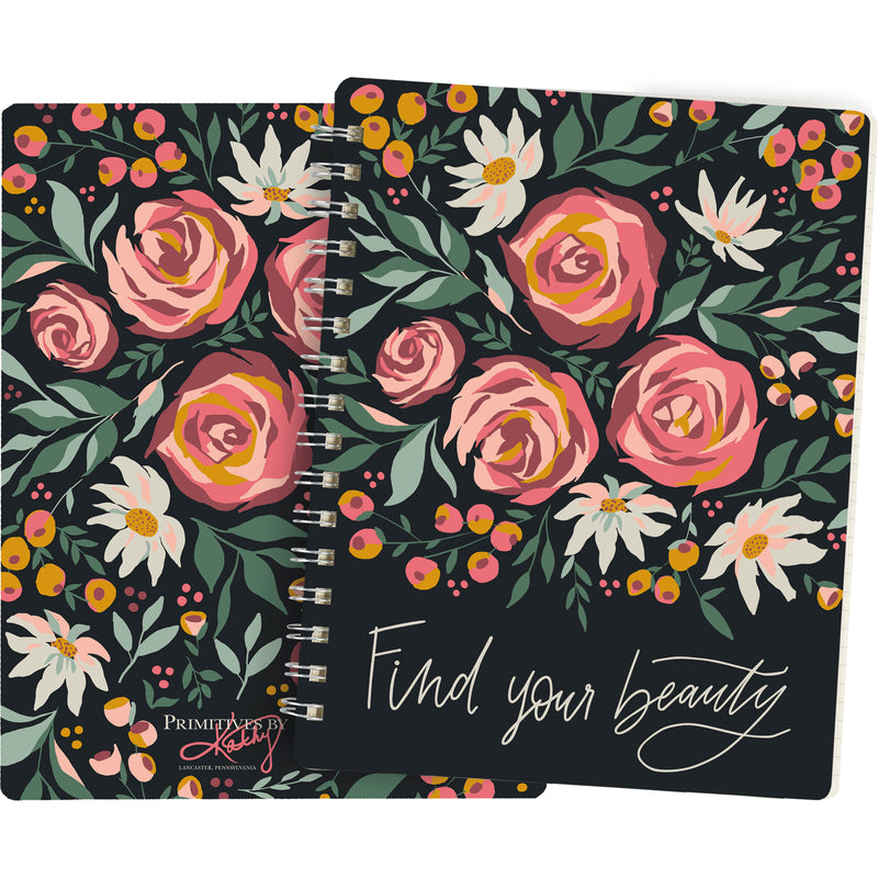 Spiral Notebook - Find Your Beauty