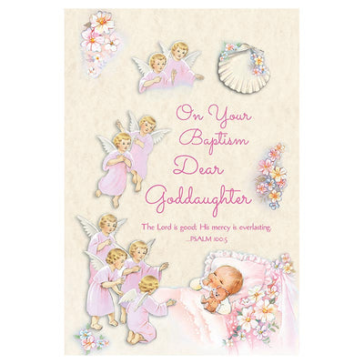On Your Baptism, Dear Goddaughter - Goddaughter Baptism Card