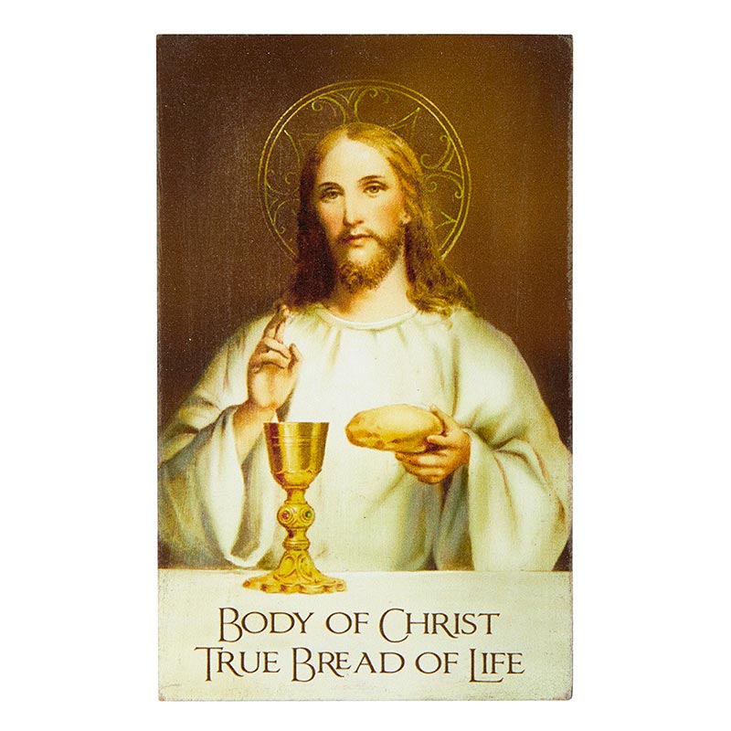 First Communion Plaque - True Bread of Life