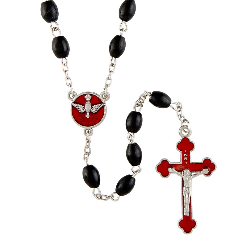 Black Confirmation Rosary