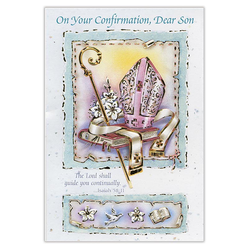 On Your Confirmation Dear Son Card