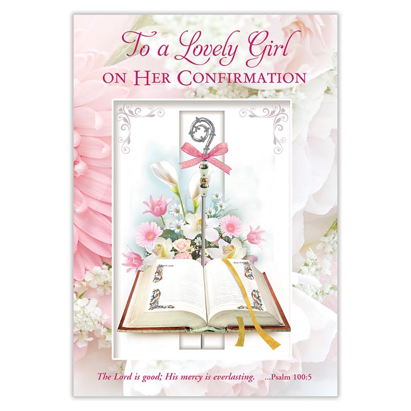 To a Lovely Girl on Her Confirmation Card