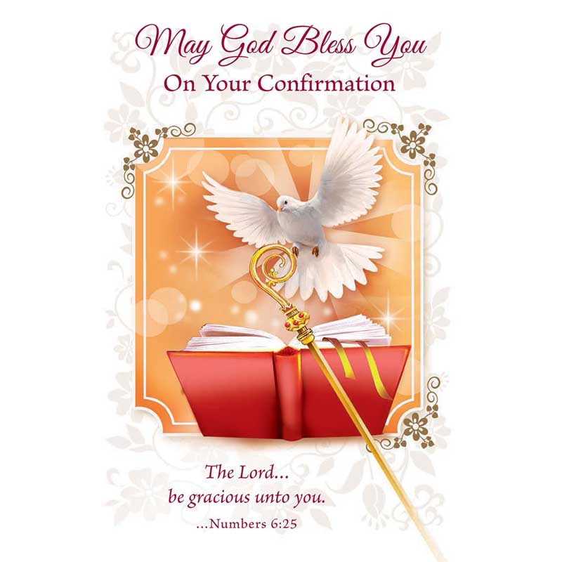 May God Bless You On Your Confirmation - General Confirmation Card