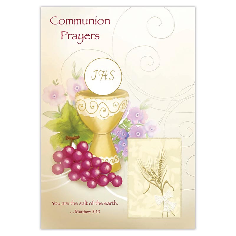 Communion Prayers Card
