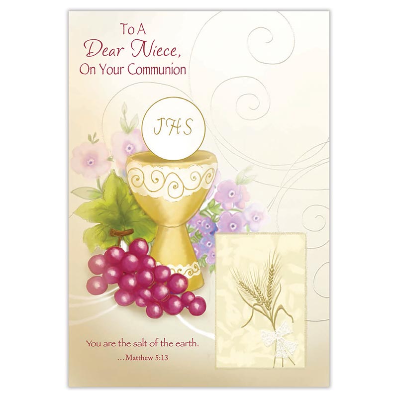 To A Dear Niece, On Your Communion Card