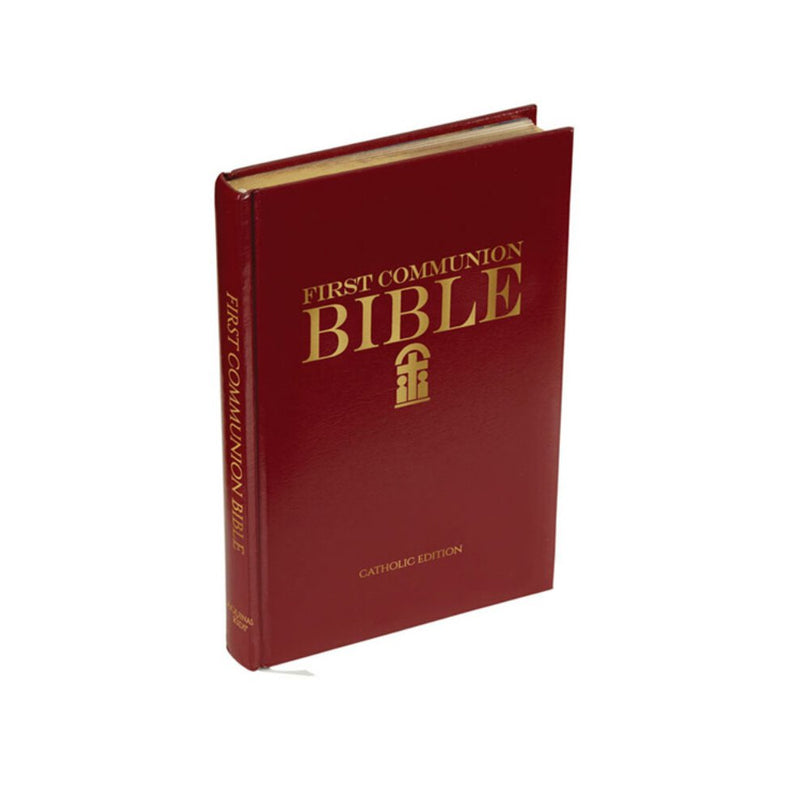First Communion Bible Catholic Edition (Red Leather)