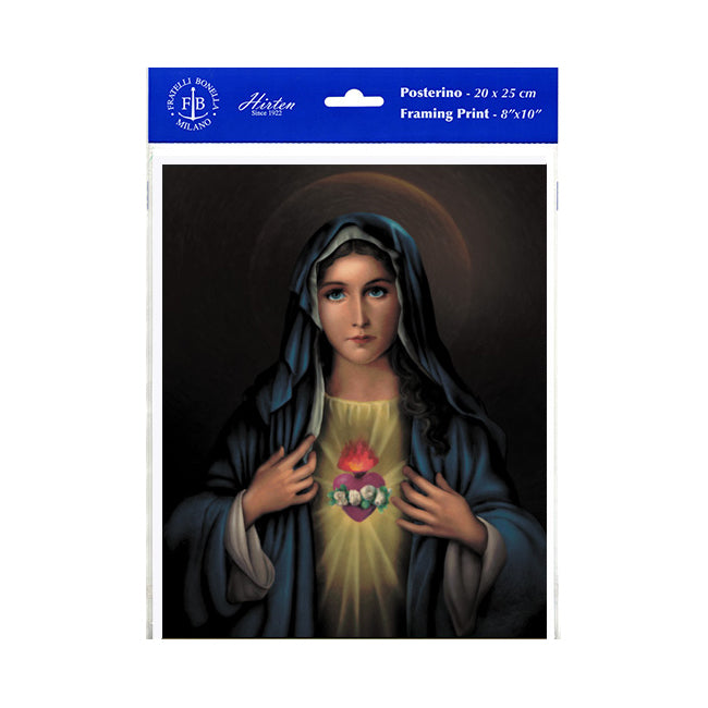 Immaculate Heart of Mary Unframed Print (8" x 10")
