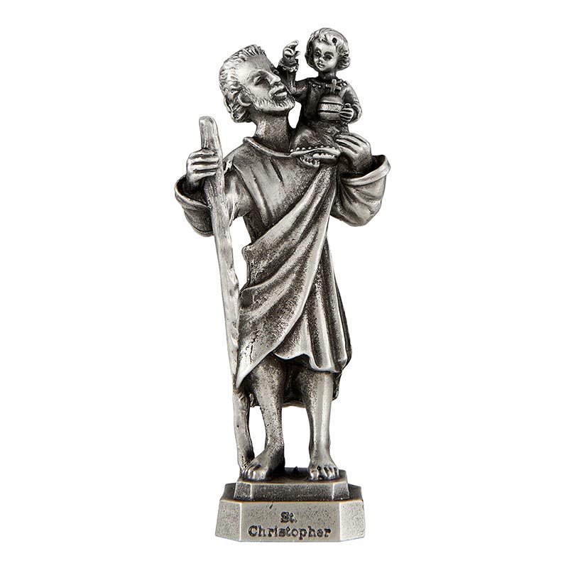 3 1/2" St Christopher Statue