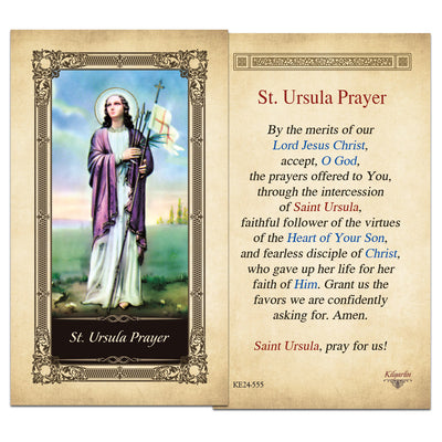 St. Ursula Prayer Card