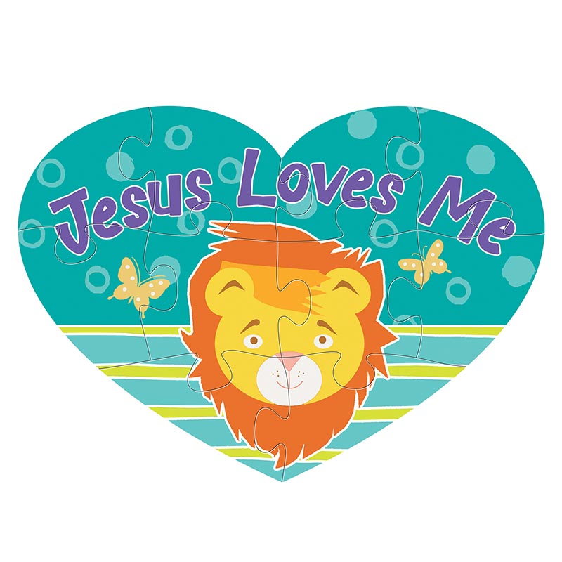 Jesus Loves Me Shapes Puzzles