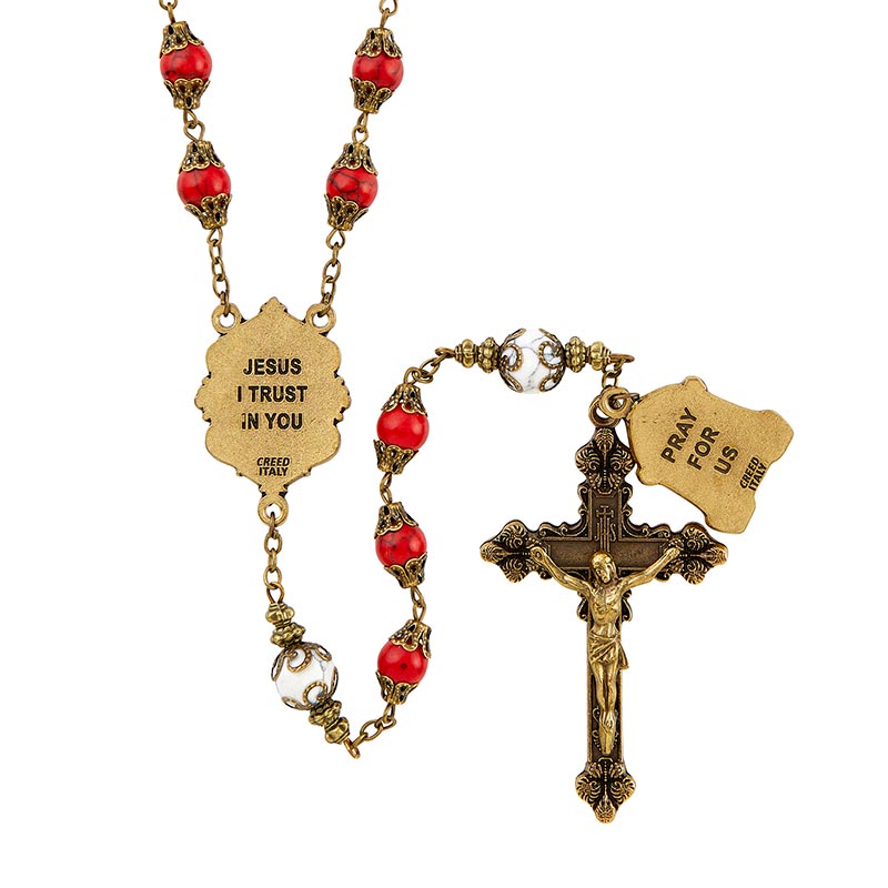 Vintage Rosary - Divine Mercy