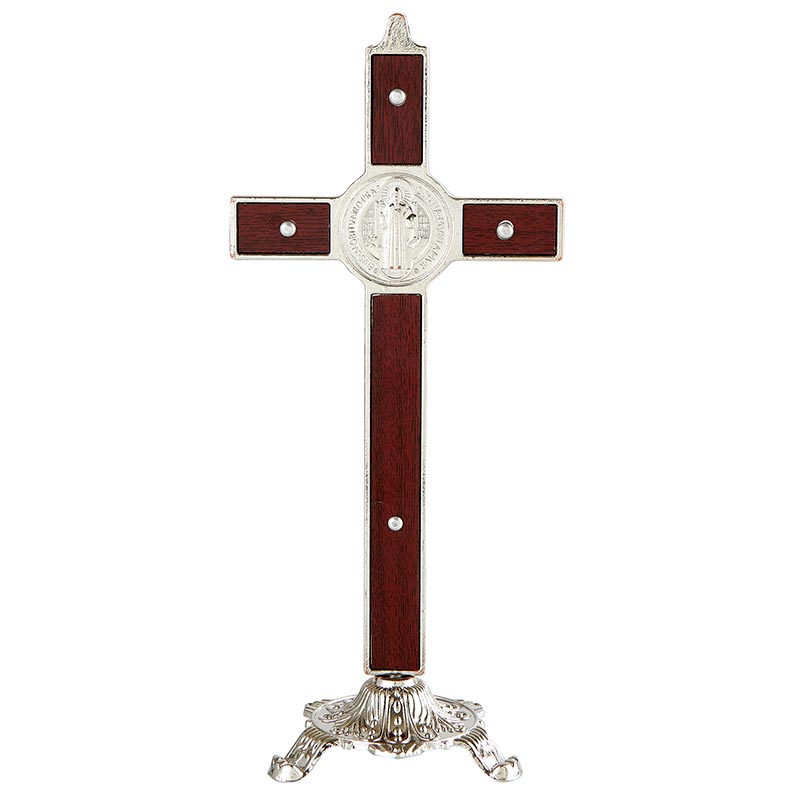 Saint Benedict Standing Crucifix