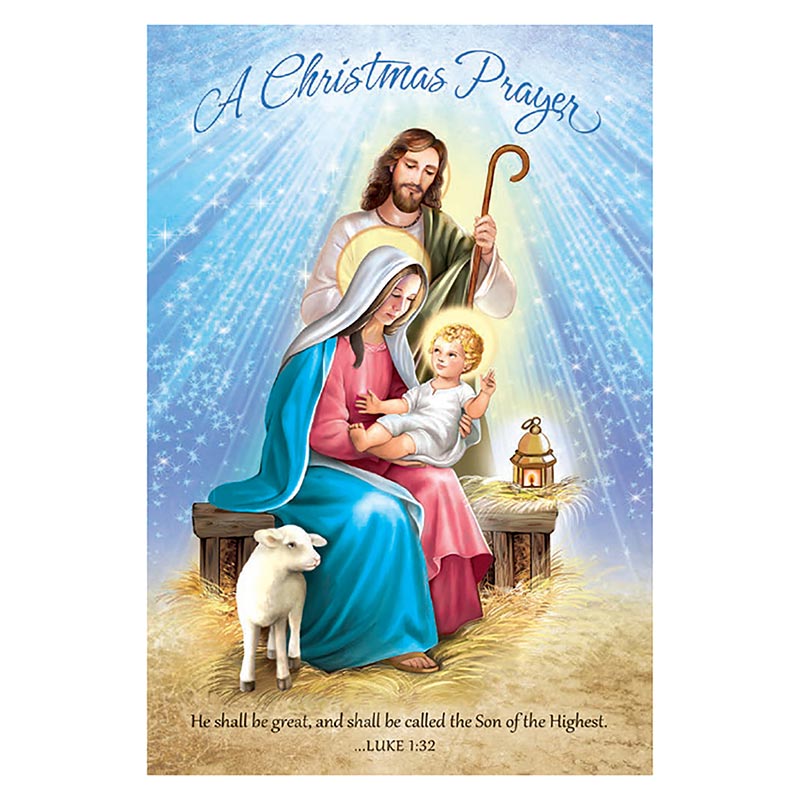 A Christmas Prayer Card