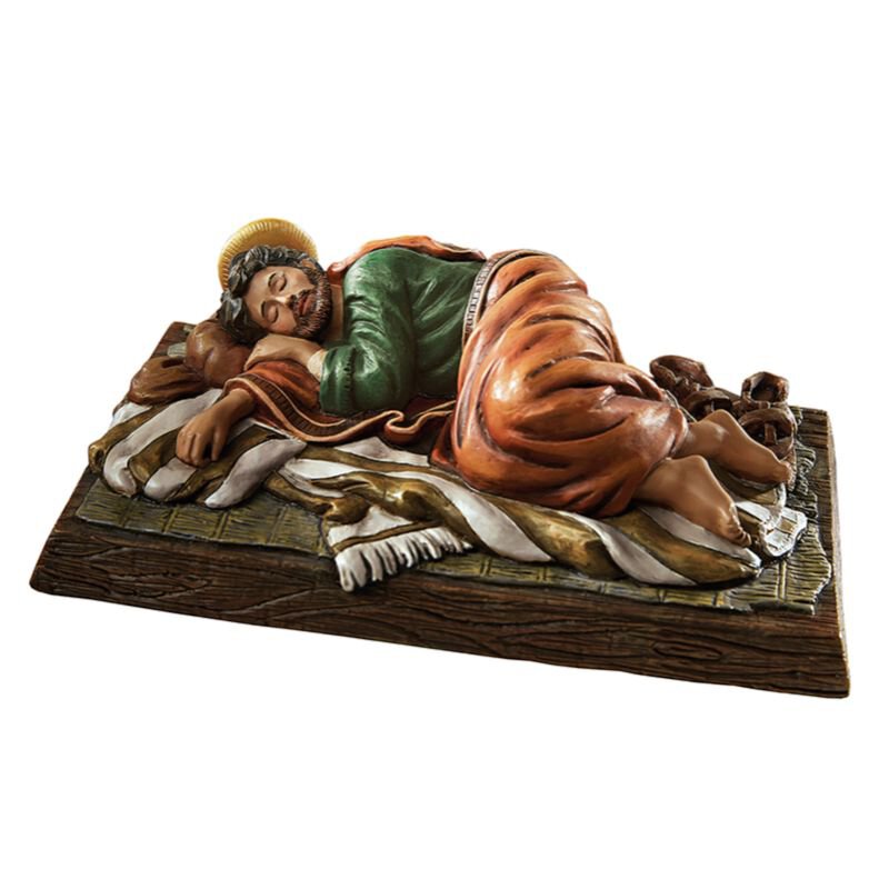 Sleeping Saint Joseph 6" L Figure