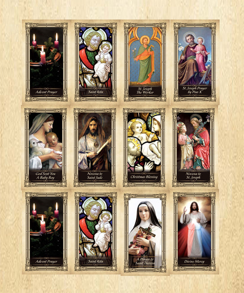 Beautifully Laminated Kilgarlin Prayer Cards