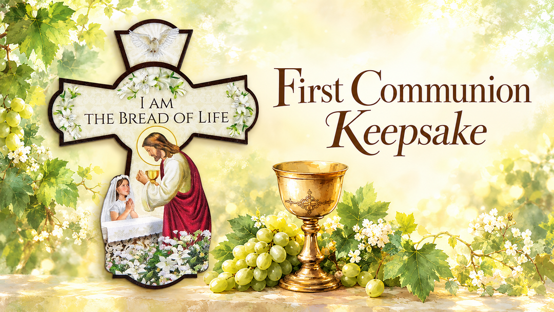Why Is a First Communion Wall Cross a Cherished Keepsake for a Young Girl?