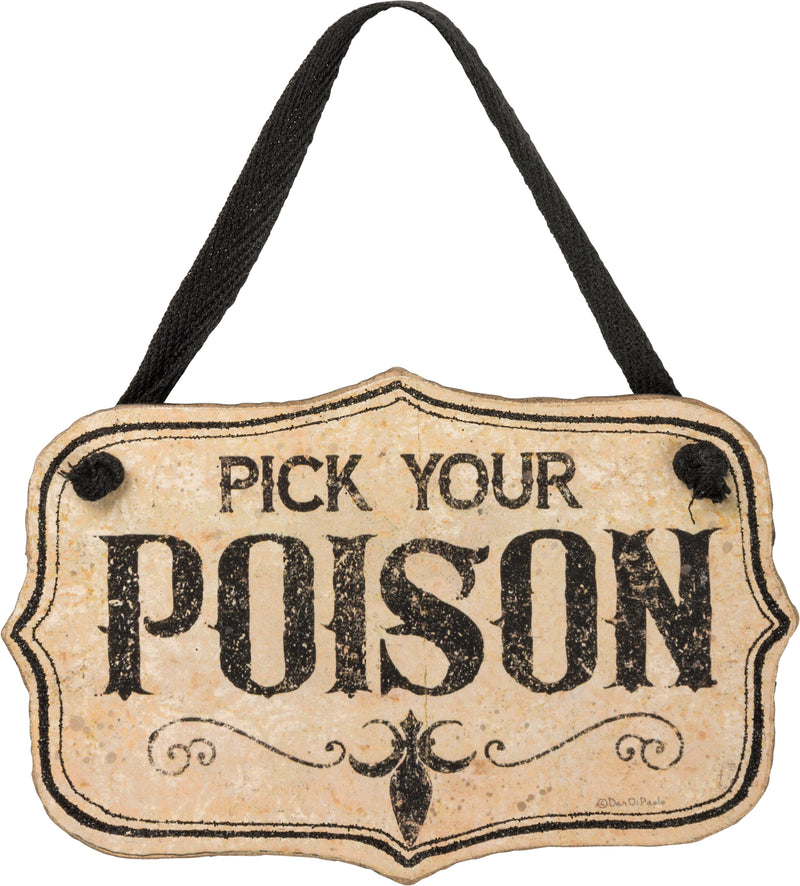 Pick Your Poison Ornament  (Pack of 2)