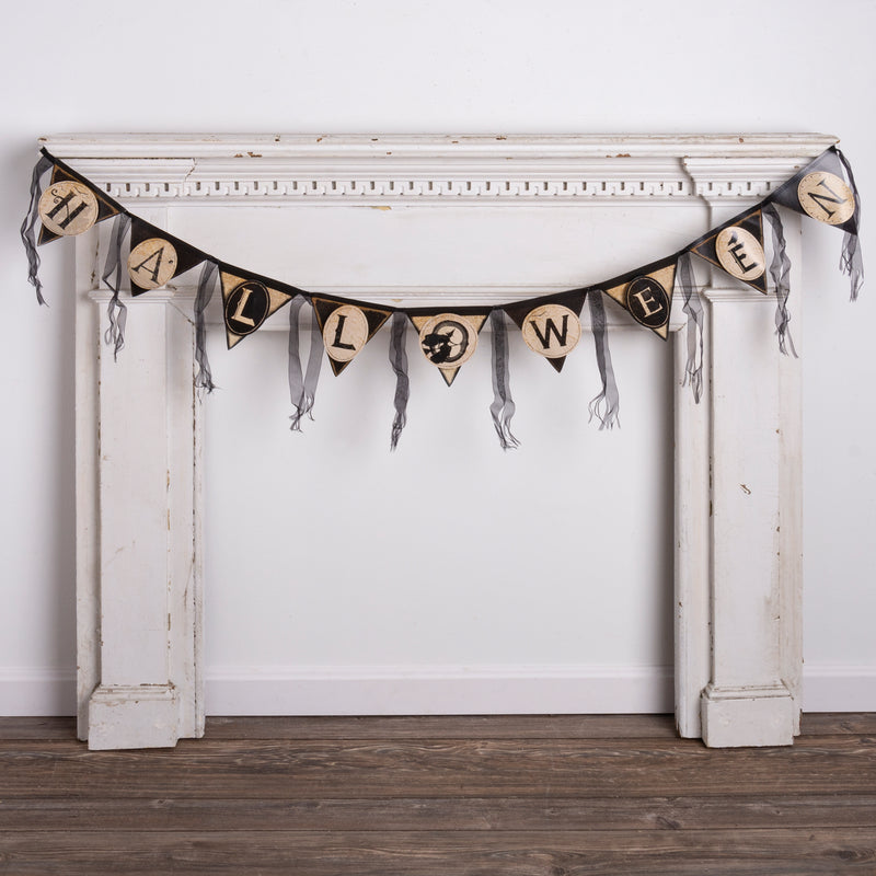 Halloween Pennant Banner  (Pack of 4)