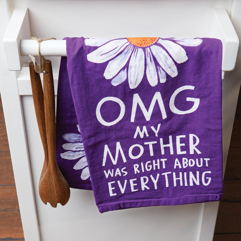 My Mother Was Right Kitchen Towel  (Pack of 6)