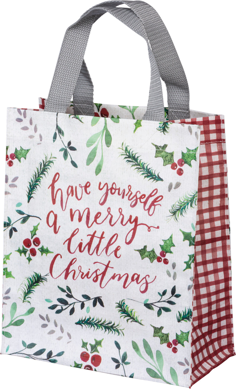 Merry Little Christmas Holly Daily Tote(PACK OF 4)