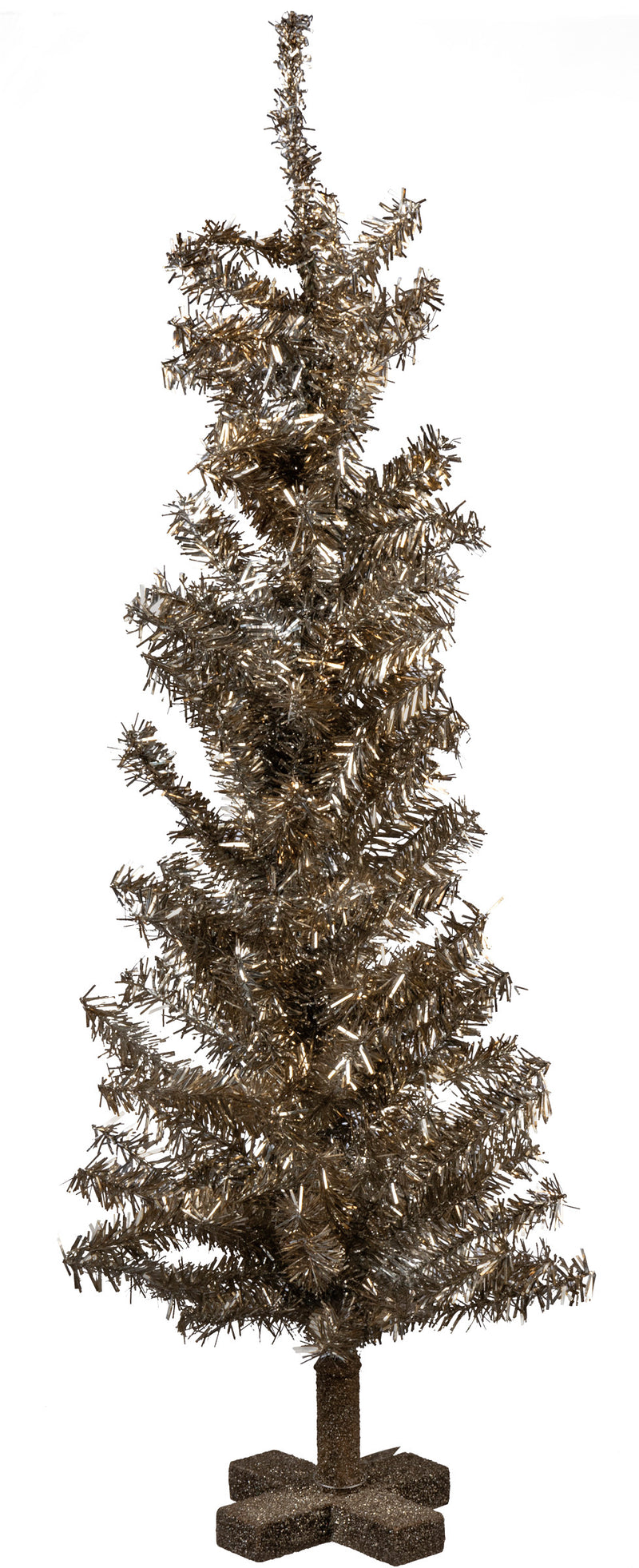 Large Silver Tinsel Christmas Tree (Pack of 2)