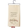 Christmas Is Better With A Cat Kitchen Towel (Pack of 3)