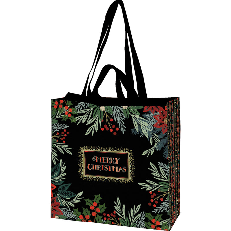 Merry Christmas Market Tote(PACK OF 4)