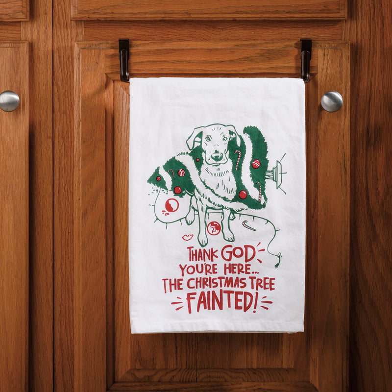 The Christmas Tree Fainted Kitchen Towel (Pack of 6)