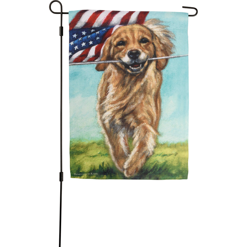 Running Dog Garden Flag (Pack of 4)